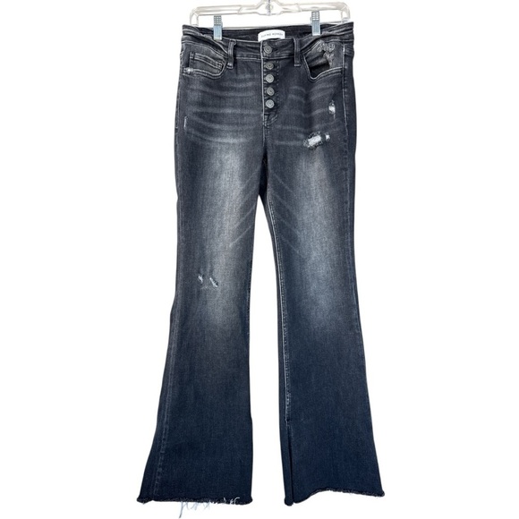 Flying Monkey Black Washed Boot Cut Jean Size 29 - Picture 2 of 6